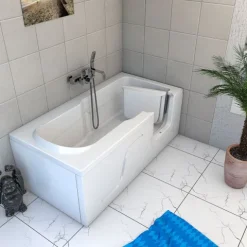 Seniorenwanne mit Tür S17-L 150x75cm ohne Armatur