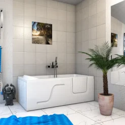 Seniorenwanne mit Tür S17-L 150x75cm ohne Armatur