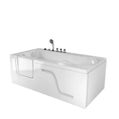 Seniorenwanne, Whirlpool mit Tür S17-TH-WP-R 75x150cm