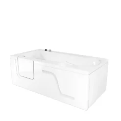 Seniorenwanne Whirlpool mit Tür S17-WP-R 75x150cm ohne Armatur