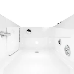 Seniorenwanne Whirlpool mit Tür S17-WP-R 75x150cm ohne Armatur