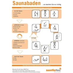 Sentiotec Saunazubehör Set 11-teilig, hochwertig