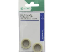 Siebdichtung 3/4" TPE 80 Sh.A Trinkwasserzulassung
