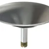 Siphondeckel Metall für Badewannen P064 chrom