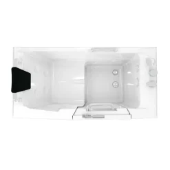 Sitzbadewanne Senioren Wanne mit Tür S07-C-R 140x76cm