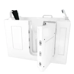 Sitzbadewanne Senioren Wanne mit Tür S07-C-R 140x76cm