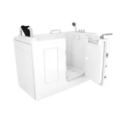 Sitzbadewanne Senioren Wanne mit Tür S07-TH-A-R 76x140cm