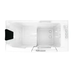 Sitzbadewanne Senioren Wanne mit Tür S07-TH-A-R 76x140cm