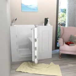 Sitzbadewanne Senioren Sitzwanne mit Tür S08-A-R 68x110cm