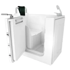 Sitzbadewanne Senioren Wanne mit Tür S08-A-L 68x110cm