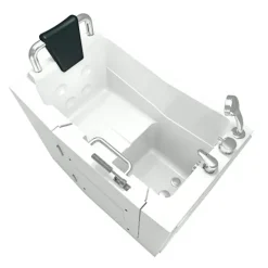 Sitzbadewanne Senioren Wanne mit Tür S08-A-L 68x110cm