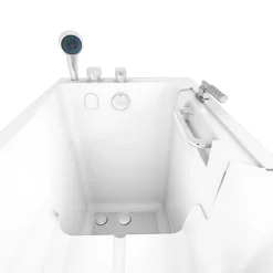 Sitzbadewanne Senioren Wanne mit Tür S08-A-L 68x110cm