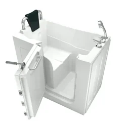 Sitzbadewanne Senioren Wanne mit Tür S08-B-L 110x68cm