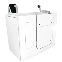Sitzbadewanne Senioren Wanne mit Tür S08-C-L 110x68cm