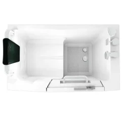 Sitzbadewanne Senioren Wanne mit Tür S08-C-L 110x68cm