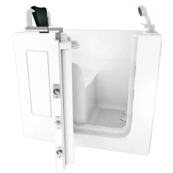 Sitzbadewanne Senioren Wanne mit Tür S08-C-L 110x68cm