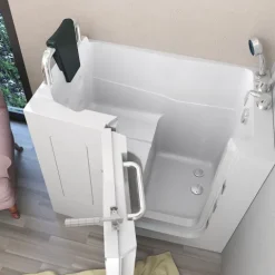 Sitzbadewanne Senioren Wanne mit Tür S08-C-L 110x68cm