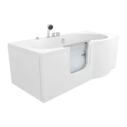 Sitzbadewanne Senioren Wanne Sitzwanne mit Tür S12-EH-AIR-L 170x85cm