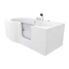 Sitzbadewanne Senioren Wanne Sitzwanne mit Tür S12-EH-AIR-R 85x170 cm
