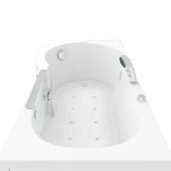 Sitzbadewanne Senioren Wanne Sitzwanne mit Tür S12-TH-AIR-R 85x170 cm