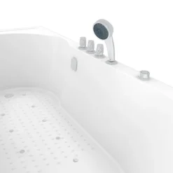 Sitzbadewanne Senioren Wanne Sitzwanne mit Tür S12-TH-AIR-R 85x170 cm