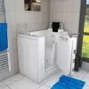 Sitzwanne Whirlpool Badewanne Tür S08WP-TH-C-R 110x68cm