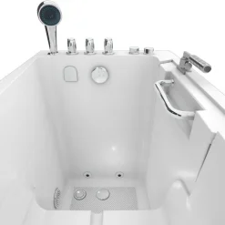 Sitzwanne Whirlpool Badewanne Tür S08WP-TH-A-L 68x110cm