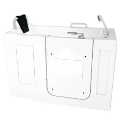 Sitzwanne Whirlpool Wanne mit Tür S07WP-TH-A-L 140x76cm