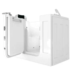 Sitzwanne Whirlpool Wanne mit Tür S07WP-TH-B-L 140x76cm