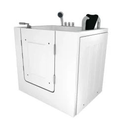 Sitzwanne Whirlpool Wanne mit Tür S02WP-TH-A-R 78x100cm