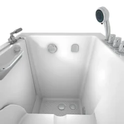 Sitzwanne Whirlpool Wanne mit Tür S02WP-TH-A-R 78x100cm