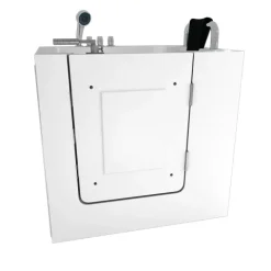 Sitzwanne Whirlpool Wanne mit Tür S02WP-TH-A-R 78x100cm