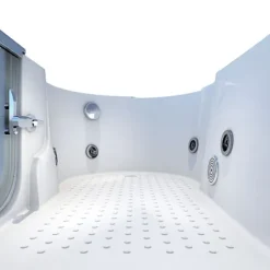 Sitzwanne Whirlpool Badewanne mit Tür S12-WP-R 85x170cm