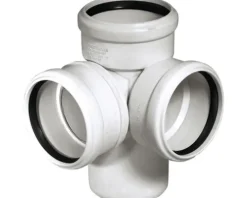 SKOLANsafe®EP Eckdoppelabzweig 87° DN 110/110/110