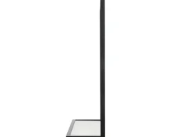 Spiegel Cordia BRW SHELF LINE 65 x 40 cm mit Ablage schwarz