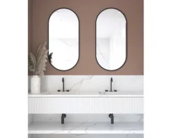 Spiegel Cordia OVAL LINE 50 x 100 cm schwarz