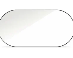 Spiegel Cordia OVAL LINE 50 x 100 cm schwarz
