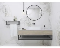 Spiegel Cordia ROUND LINE MIRROR Ø 60 cm schwarz