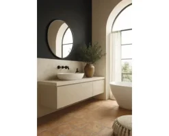 Spiegel Cordia ROUND LINE MIRROR Ø 60 cm schwarz