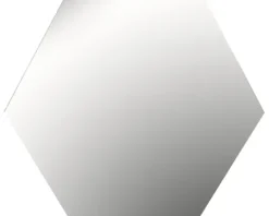 Spiegelfliesen Kunststoff Hexagon 25 cm 4er Set
