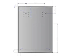 Spiegel Milano 80 x 60 cm