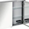 Spiegelschrank FACKELMANN Denver 80 x 16 x 68,5 cm anthrazit 2-türig LED IP 20