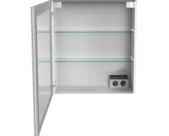 Spiegelschrank FACKELMANN Oxford 60.2 x 20 x 69.6 cm weiß 1-türig LED IP 20