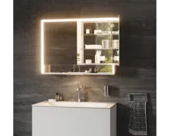 Spiegelschrank KEUCO Royal Lumos 70 x 16,5 x 73,5 cm verspiegelt 2-türig LED IP 24 713