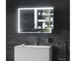 Spiegelschrank KEUCO Royal Lumos 100 x 16,5 x 73,5 cm verspiegelt 2-türig LED IP 24 713