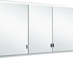 Spiegelschrank KEUCO Royal Lumos 120 x 16,5 x 73,5 cm silber 3-türig LED IP 24 Unterputz 723