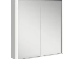 Spiegelschrank KEUCO Royal Match 65 x 16 x 70 cm silber-gebeizt-eloxiert 2-türig LED IP 20
