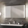 Spiegelschrank KEUCO Royal Match 130 x 15 x 70 cm silber 2-türig LED IP 20 Unterputz