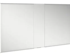 Spiegelschrank KEUCO Royal Match 130 x 15 x 70 cm silber 2-türig LED IP 20 Unterputz