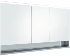Spiegelschrank KEUCO Royal Lumos 140 x 16,5 x 73,5 cm silber 3-türig LED IP 24 Unterputz 713